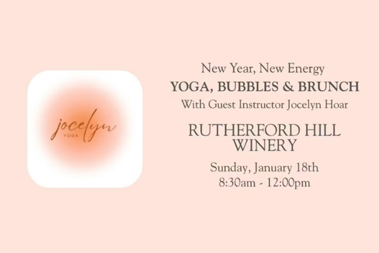 New Year, New Energy: Yoga, Bubbles & Brunch